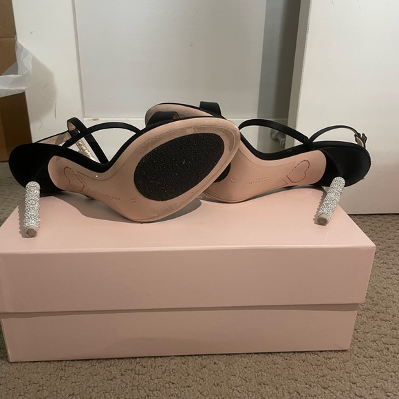 Sophia Webster Rosalind Crystal Leather Strappy Sandals - Picture 8 of 9